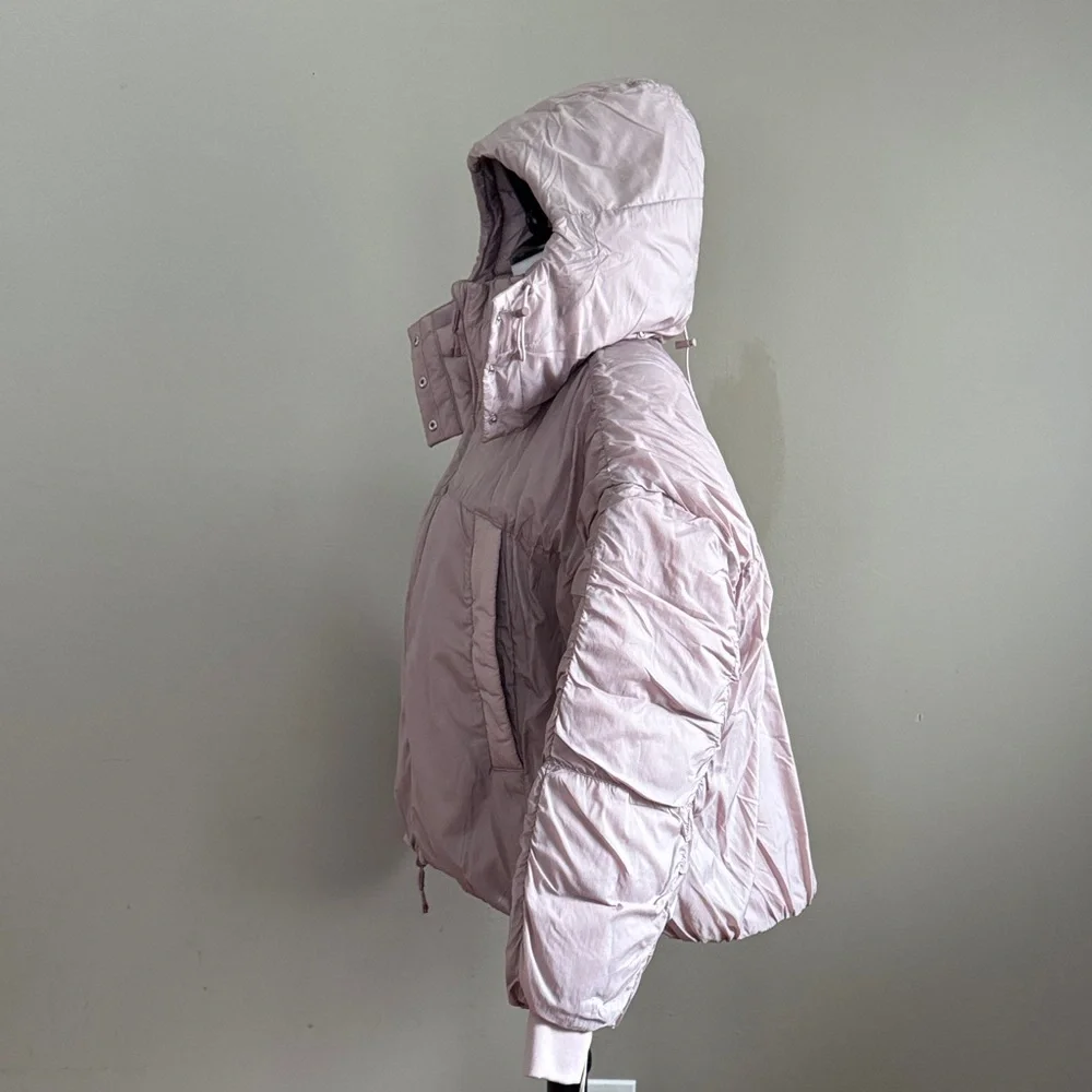 Free‎ People Movement Like a Dream Reversible Puffer in Mauve Winter Jacket Sz M